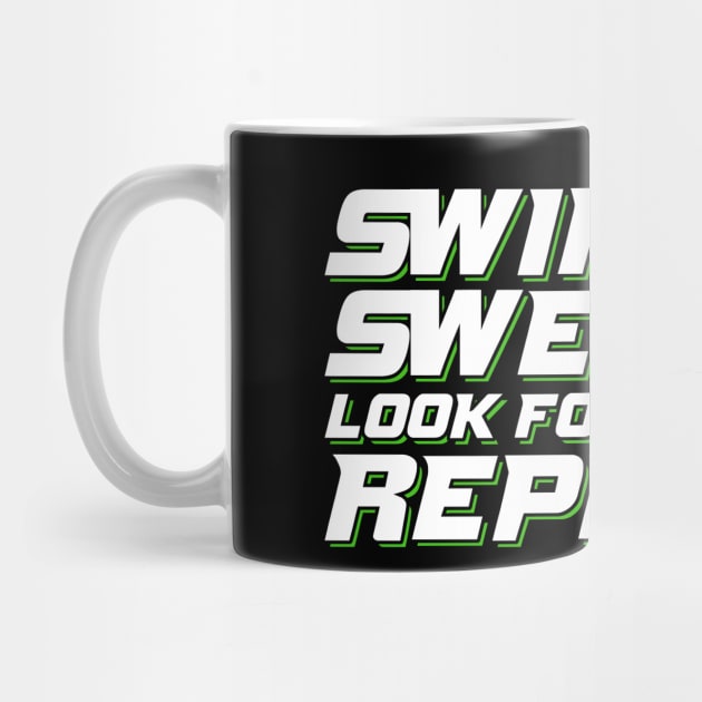 Swing Swear Look For Ball Repeat Golf Player Gift by Dolde08